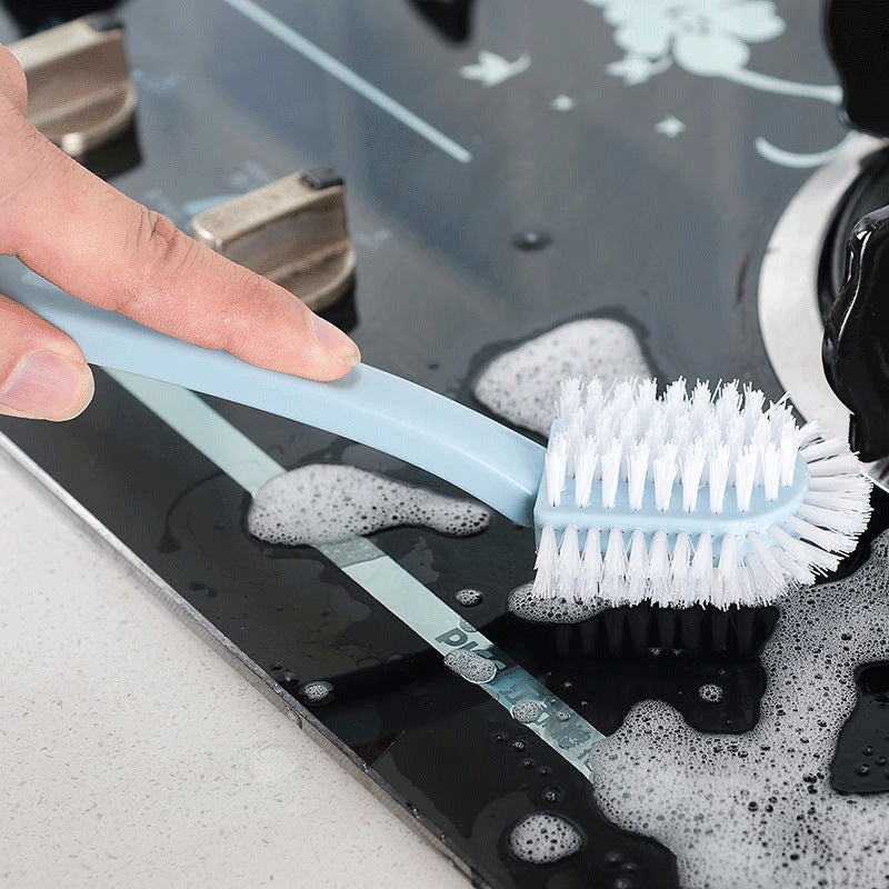 5 面、傷つけない、多機能の長い柄の硬い毛の靴ブラシ、卸売、革新的で耐久性のある家庭用クリーニングおよび洗濯ブラシ。