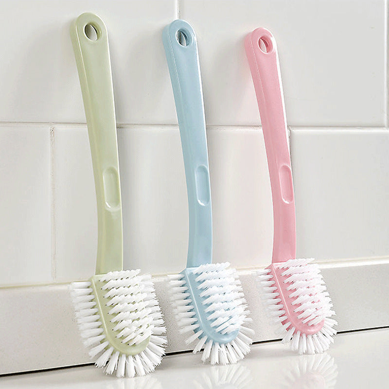 5 面、傷つけない、多機能の長い柄の硬い毛の靴ブラシ、卸売、革新的で耐久性のある家庭用クリーニングおよび洗濯ブラシ。